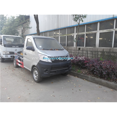 Changan 4x2 waste trash removable bin garbage truck